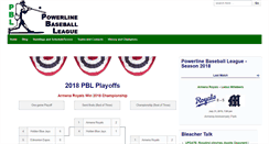 Desktop Screenshot of powerlinebaseball.com